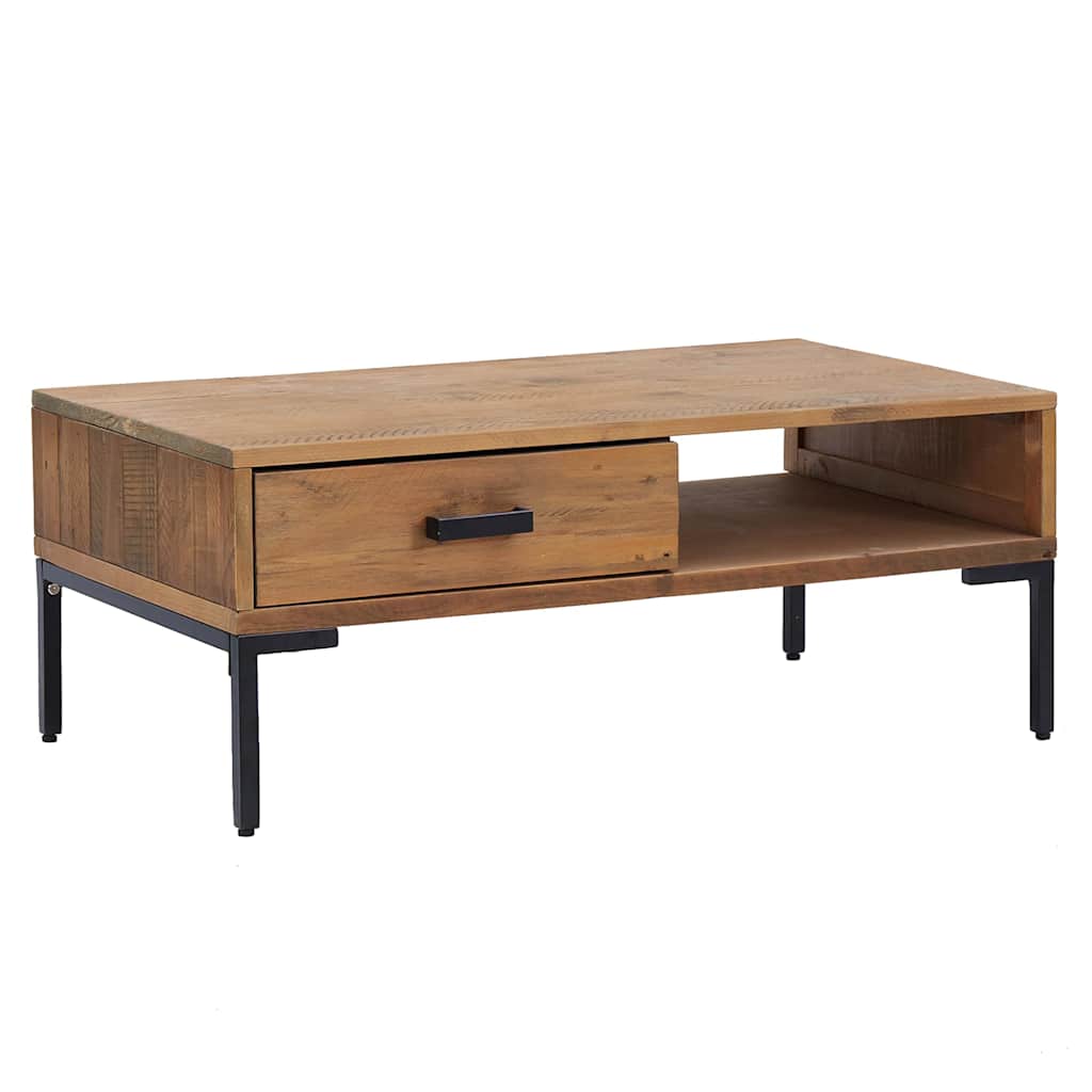 Vidaxl salontafel 90x50x35 cm massief grenenhout