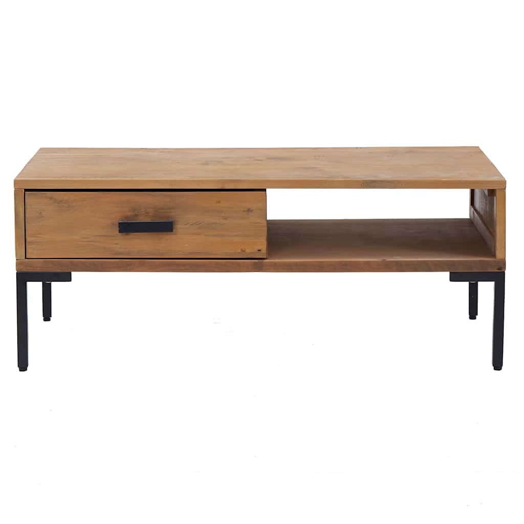 Vidaxl salontafel 90x50x35 cm massief grenenhout