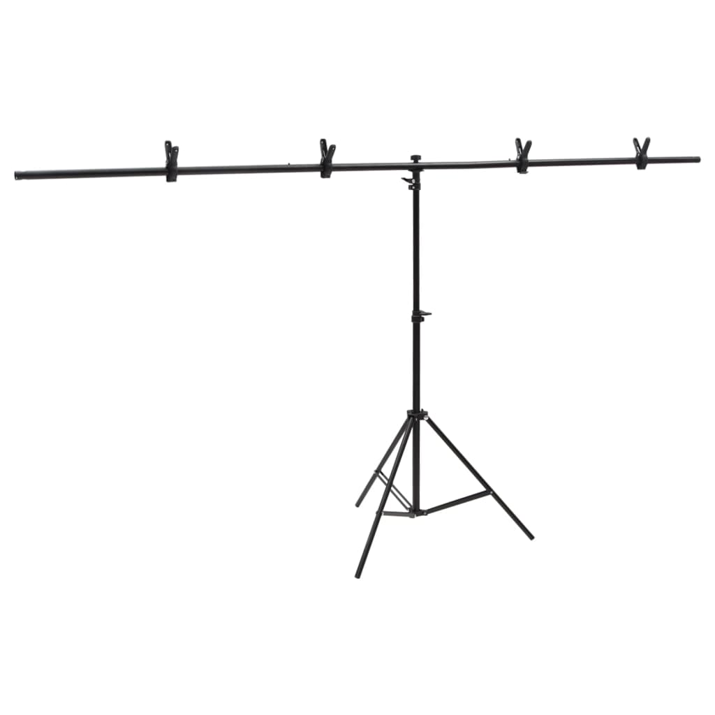 VIDAXL STANDARD STANDARD STANDATTO 201x60x (70-200) cm nero