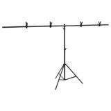 VIDAXL STANDARD STANDARD STANDATTO 201x60x (70-200) cm nero