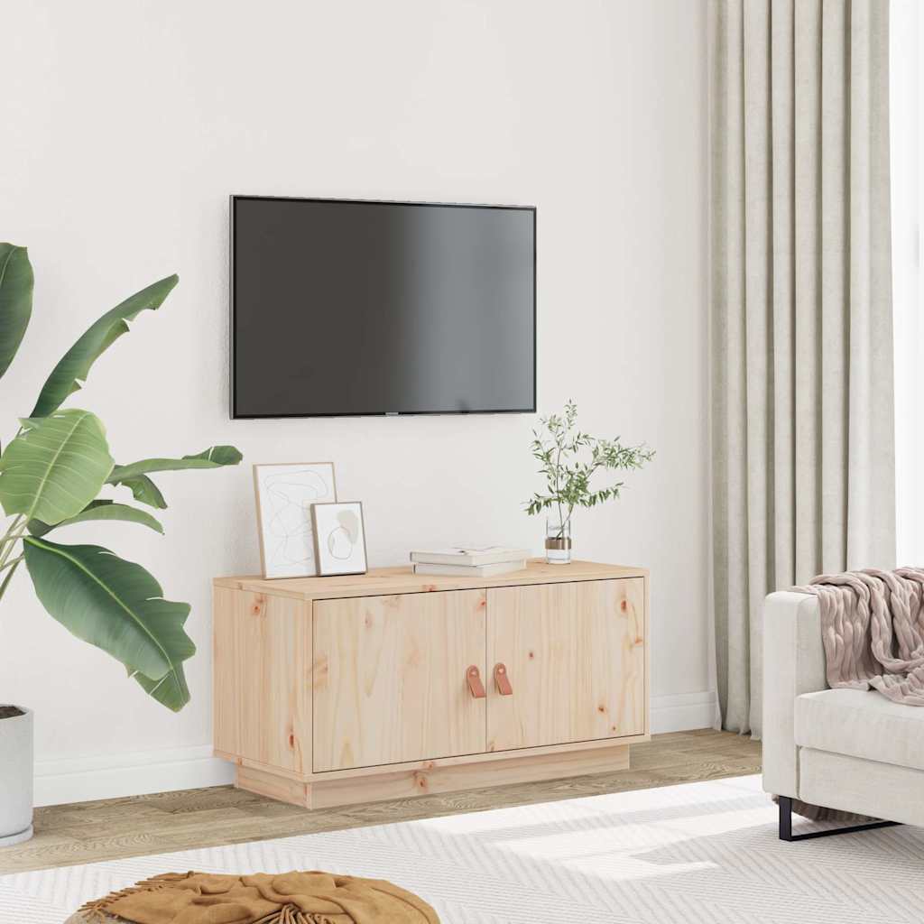 Vidaxl tv-meubel 80x34x40 cm massief grenenhout