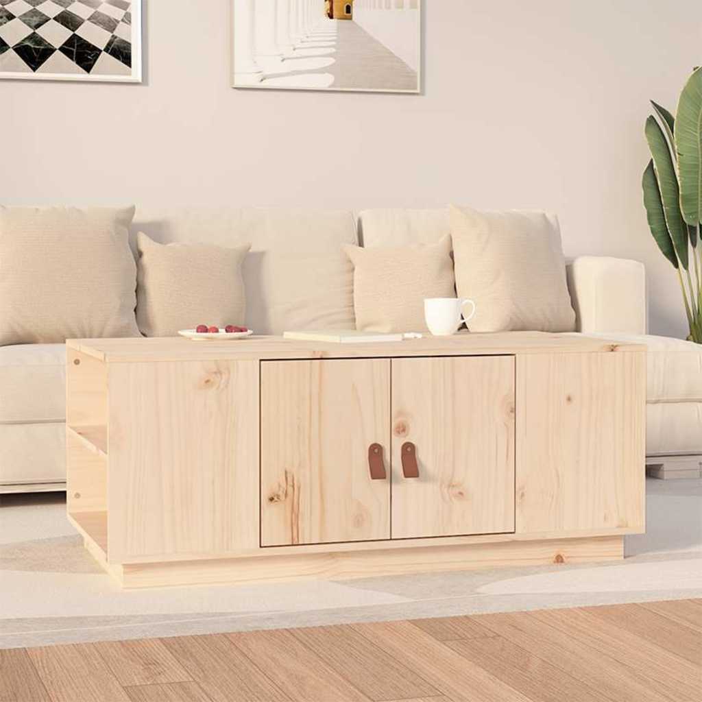 Vidaxl salontafel 100x50x41 cm massief grenenhout