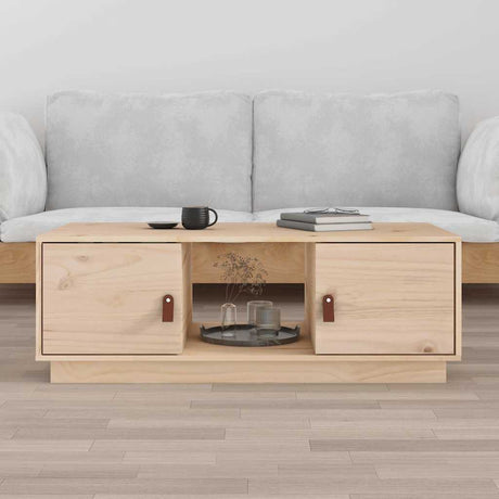 Vidaxl salontafel 100x50x35 cm massief grenenhout