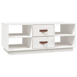 Vidaxl salontafel 100x50x41 cm massief grenenhout wit