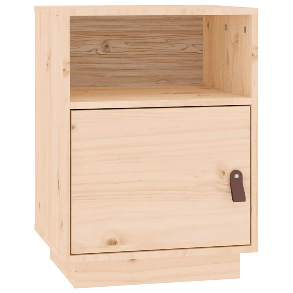 Vidaxl nachtkastje 40x34x55 cm massief grenenhout