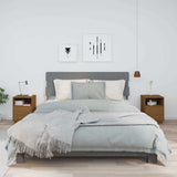 Vidaxl nachtkastjes 2 st 40x34x55 cm massief grenenhout honingbruin