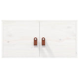 Vidaxl wandkast 60x30x30 cm massief grenenhout wit
