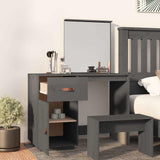 Vidaxl kaptafel 95x50x134 cm massief grenenhout grijs