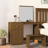 Vidaxl kaptafel 95x50x134 cm massief grenenhout honingbruin