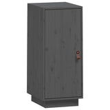 Vidaxl dressoir 34x40x75 cm massief grenenhout grijs