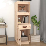 Vidaxl hoge kast 34x40x108,5 cm massief grenenhout
