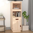 Vidaxl hoge kast 34x40x108,5 cm massief grenenhout