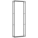 Vidaxl haardhoutrek 110x28x312 cm staal matzwart