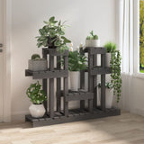 Vidaxl Plant Stand Gray 104.5x25x77.5 cm Solid pine