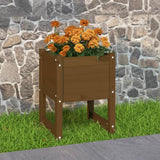 Vidaxl Planning Box 40x40x52.5 cm Solid Pine Honey Brown