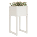 Vidaxl Planning Box 40x40x81 cm Solid Pine White