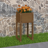 VidaXL Planning box 40x40x81 cm Solid pine honey brown