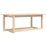 Vidaxl salontafel 110x55x45 cm massief grenenhout