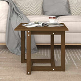 Vidaxl salontafel 50x50x45 cm massief grenenhout honingbruin