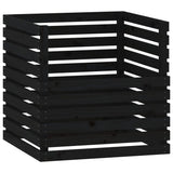 Vidaxl Compost bin 80x80x78 cm Pine solide noir