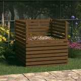 VIDAXL COMPOST BIN 100X100X102 CM PINE SULIC BRORN