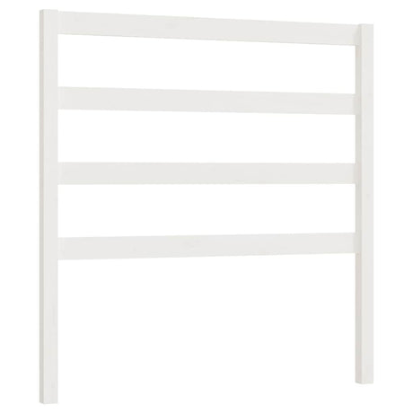 Vidaxl hoofdbord 95x4x100 cm massief grenenhout wit