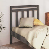 Vidaxl hoofdbord 95x4x100 cm massief grenenhout grijs