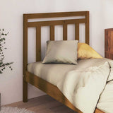 Vidaxl hoofdbord 95x4x100 cm massief grenenhout honingbruin