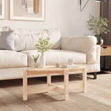 Vidaxl salontafel 87x48x35 cm massief grenenhout