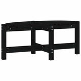 Vidaxl salontafel 87x48x35 cm massief grenenhout zwart