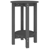 Vidaxl salontafel ø 40x60 cm massief grenenhout grijs