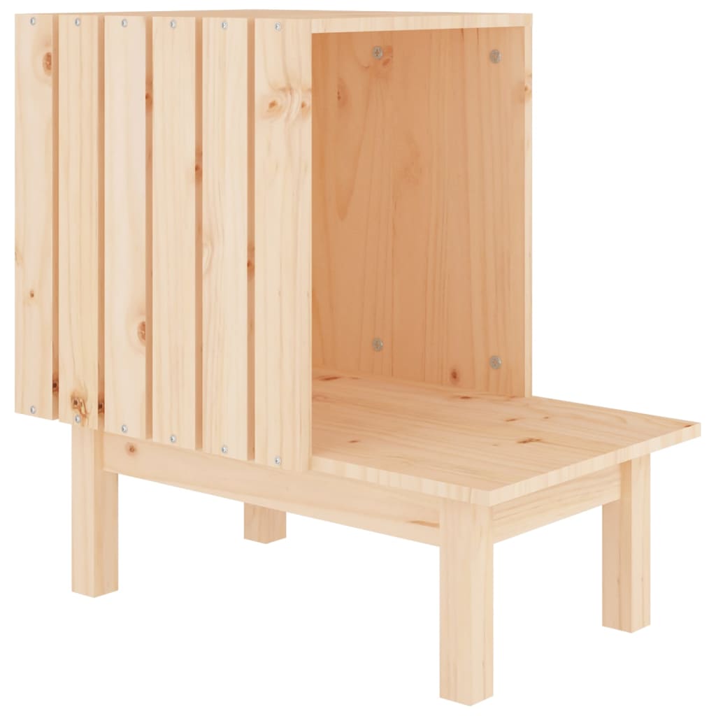 Vidaxl Kattenhuis 60x36x60 cm Solid pine