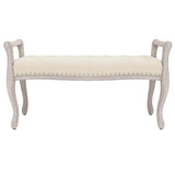 Vidaxl bankje 110x45x60 cm linnen