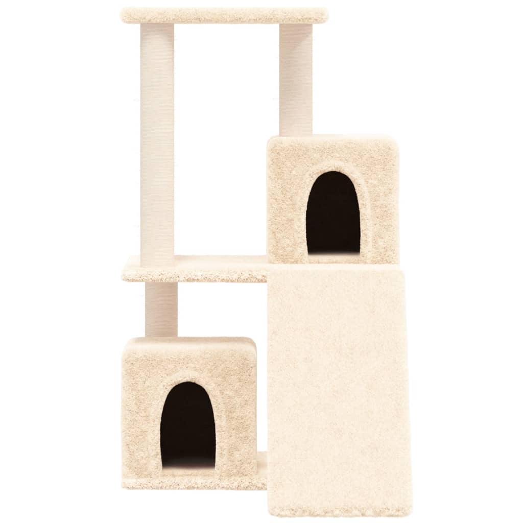 Vidaxl Cat Furniture avec Sisal Scratch Posts 82 cm Crème -Colored