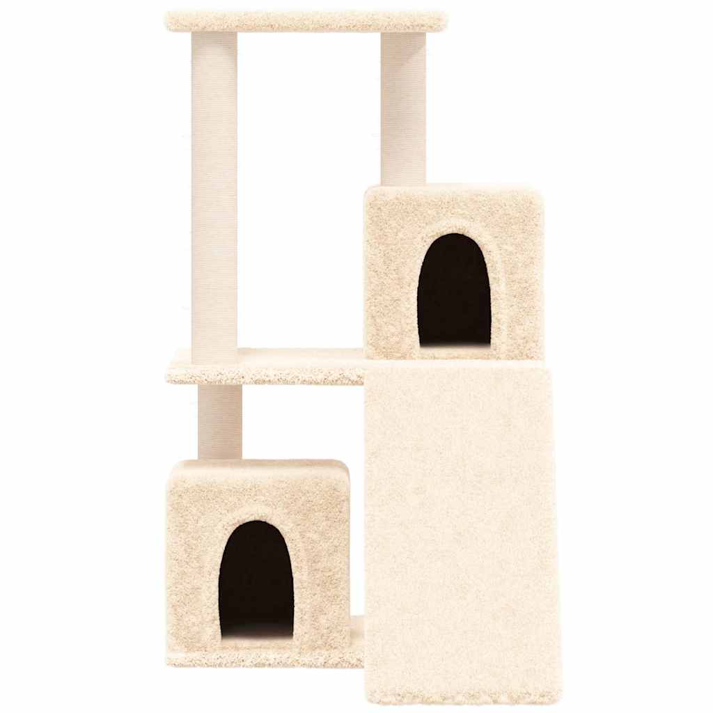 Vidaxl kattenmeubel met sisal krabpalen 82 cm crèmekleurig