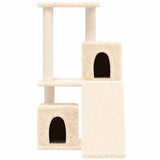 Vidaxl kattenmeubel met sisal krabpalen 82 cm crèmekleurig