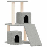Vidaxl kattenmeubel met sisal krabpalen 82 cm lichtgrijs