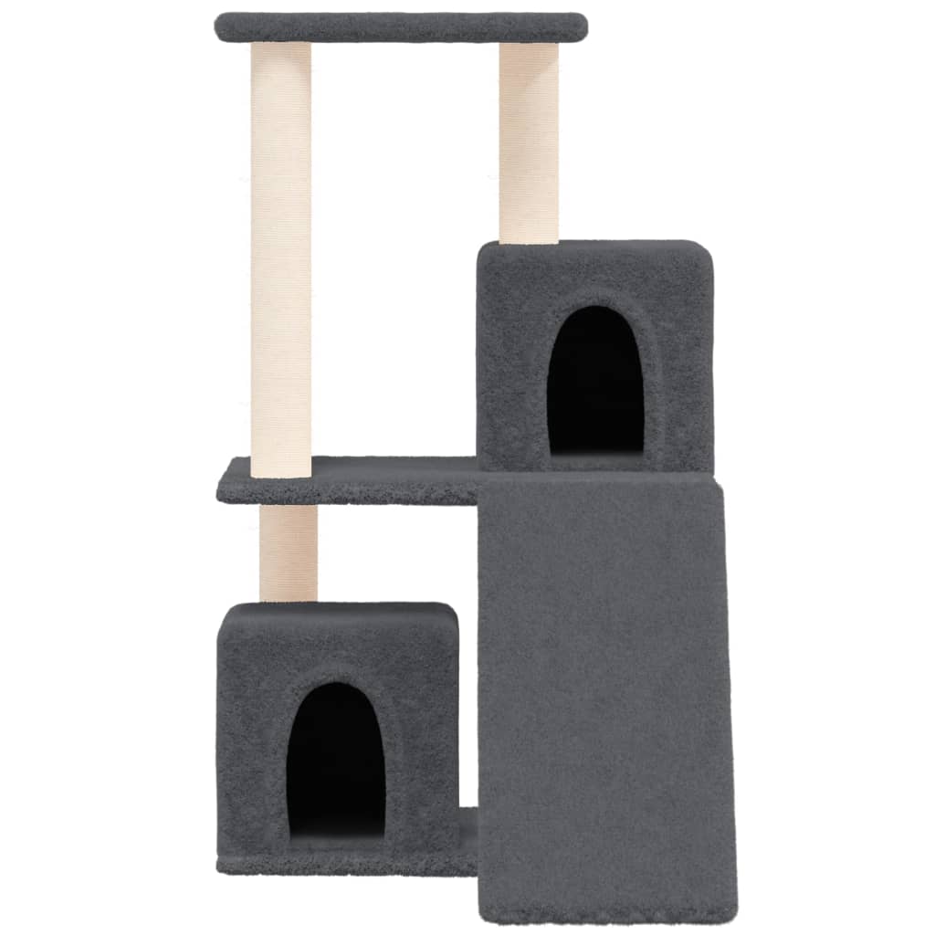 Vidaxl Cat Furniture con graffi di sisal 82 cm grigio scuro