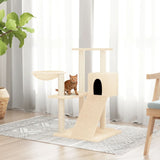 Vidaxl Cat Furniture With Sisal Scratching Posts 82 cm creme -farvet