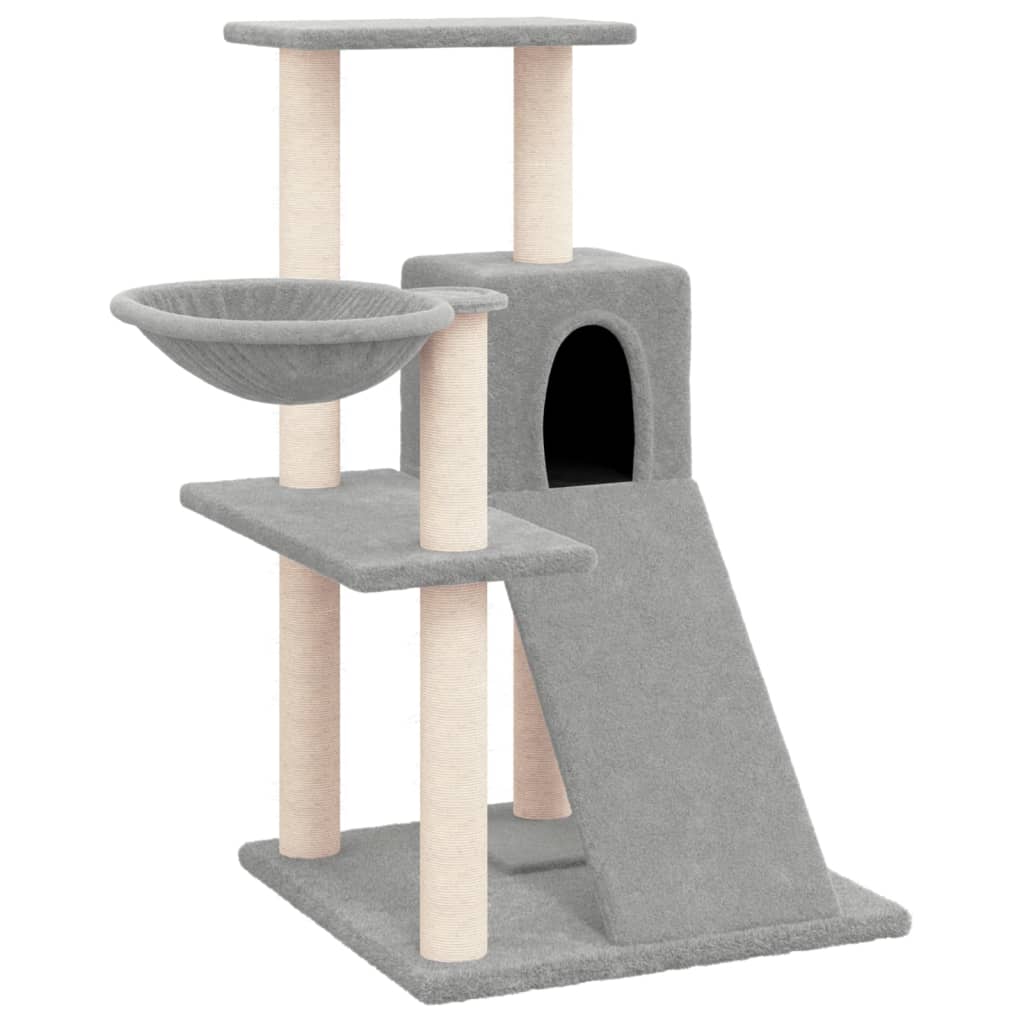 Vidaxl Cat Furniture con graffi di sisal 82 cm grigio chiaro