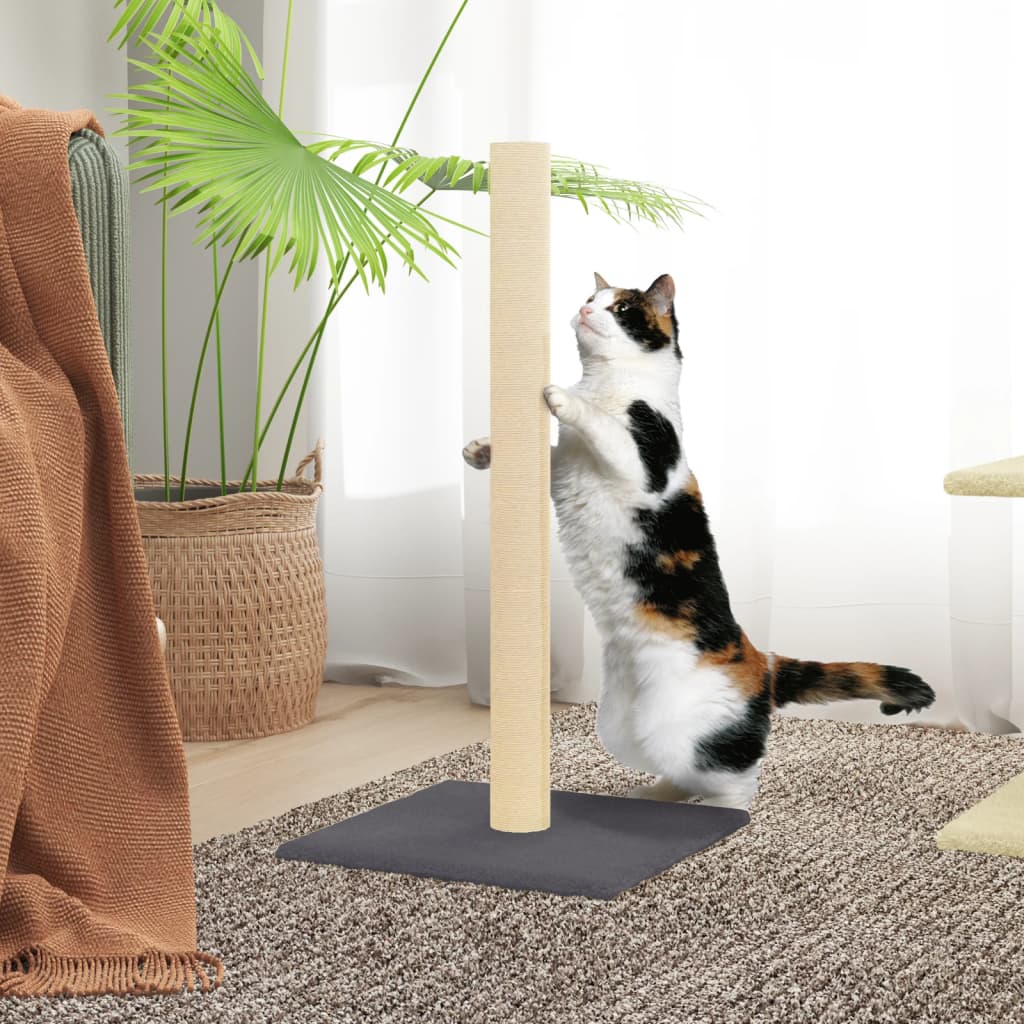 Vidaxl Scratching Post 35x35x70 cm de gris oscuro