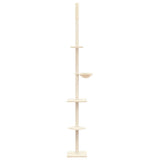 Vidaxl kattenmeubel vloer tot plafond 263,5-289,5 cm crèmekleurig