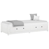 Vidaxl slaapbank zonder matras 90x200 cm massief grenenhout wit