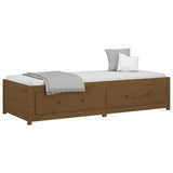 Vidaxl slaapbank 90x190 cm massief grenenhout honingbruin