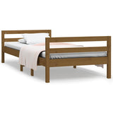 Vidaxl bedframe massief grenenhout honingbruin 90x200 cm