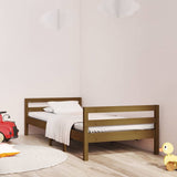Vidaxl bedframe massief grenenhout honingbruin 90x200 cm