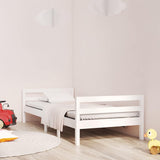 Vidaxl bedframe zonder matras massief grenenhout wit 80x200 cm