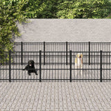 Vidaxl Hond Kennel fir ausserhalb 25.4 m² Stol