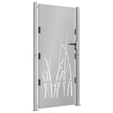 Vidaxl Poort Grass Design 105x180 cm Cortenstaal