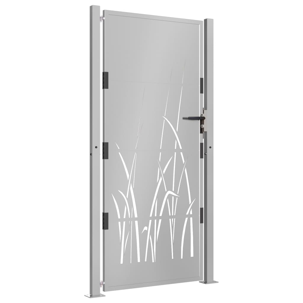 Vidaxl Poort Grass Design 105x205 cm Cortenstaal